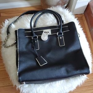 Michael Kors Saffiano Padlock Bag